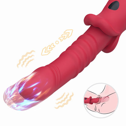 ARMONY - POINT A STIMULERINGSVIBRATOR DILDO RØD