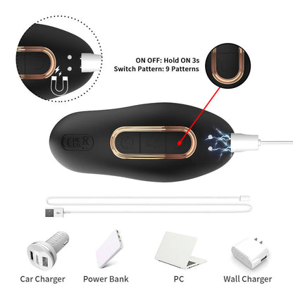 ARMONY - ANAL PROSTATAVIBRATOR FJERNKONTROLL SVART
