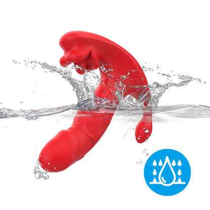 ARMONY - ANALVIBRATOR TRUSE C OG G-PUNKTSSTIMULATOR FJERNKONTROLL RØD