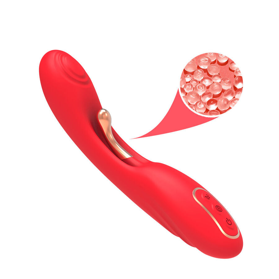 ARMONY - VIBRATOR WITH OSCILLATING TONGUE RED