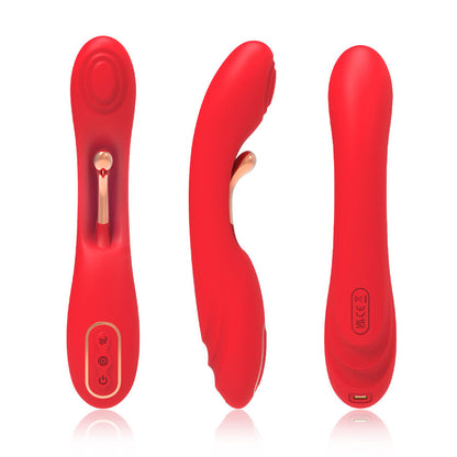 ARMONY - VIBRATOR WITH OSCILLATING TONGUE RED