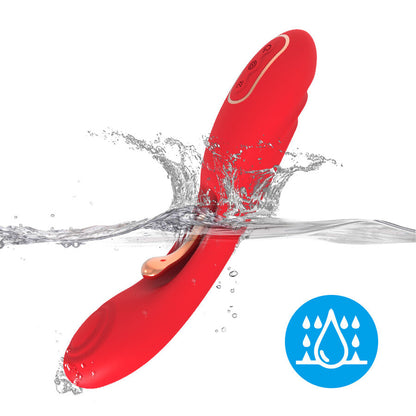 ARMONY - VIBRATOR WITH OSCILLATING TONGUE RED