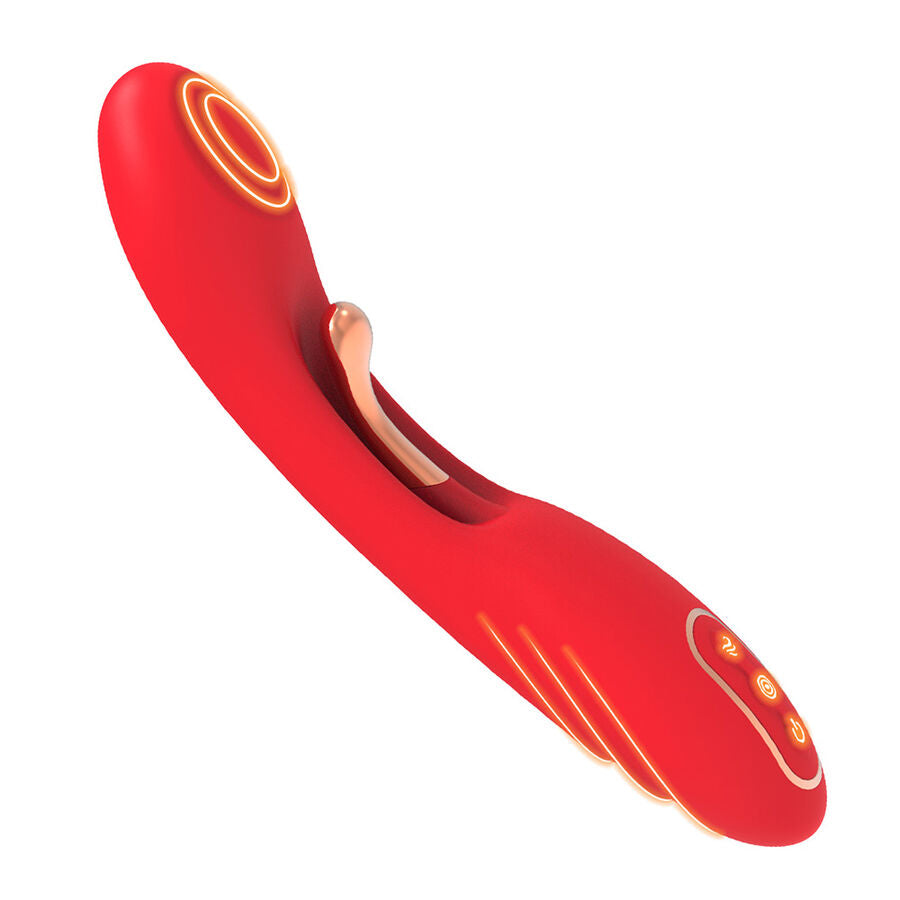 ARMONY - VIBRATOR WITH OSCILLATING TONGUE RED