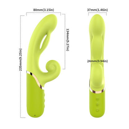 ARMONY - INFLABE POINT A TO STIMULATOR VIBRATOR GREEN