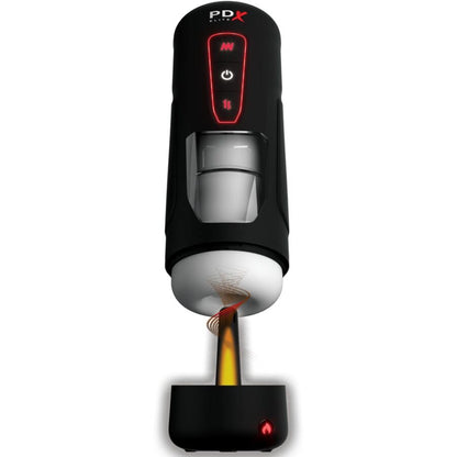 PDX ELITE - MILK ME HOTTER AUTOMATIC MASTURBATOR WITH THRUSTING AND HEAT EFFECT VIBRATION