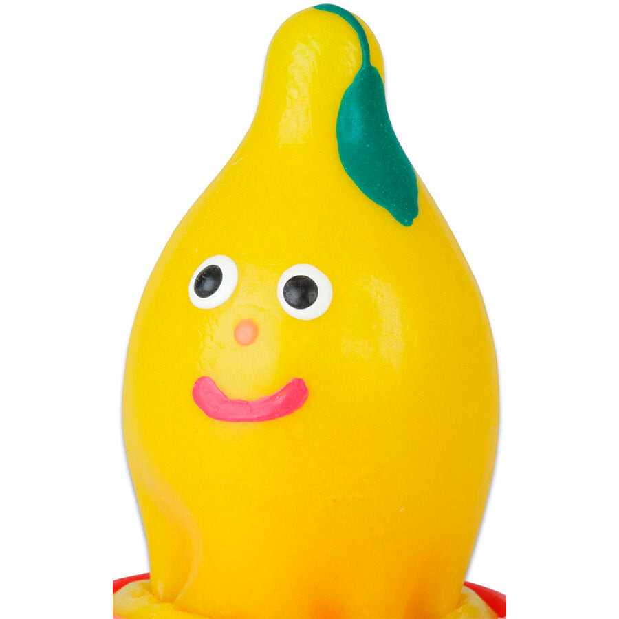 CONDOMERIE - HANDPAINTED NOVELTY CONDOMS LEMON