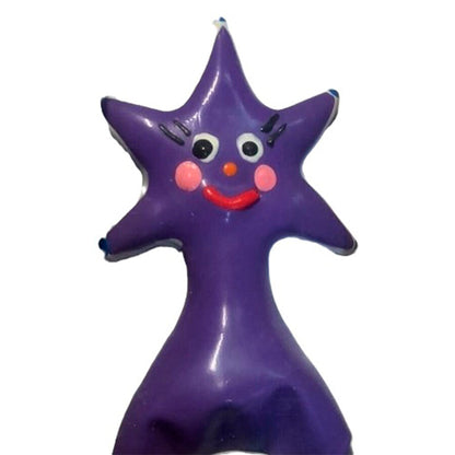 CONDOMERIE - HANDPAINTED NOVELTY CONDOMS HAPPY STAR XL