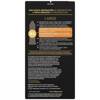 SKYN - STORE EKSTRA JUSTERINGSKONDOMER 10 ENHETER