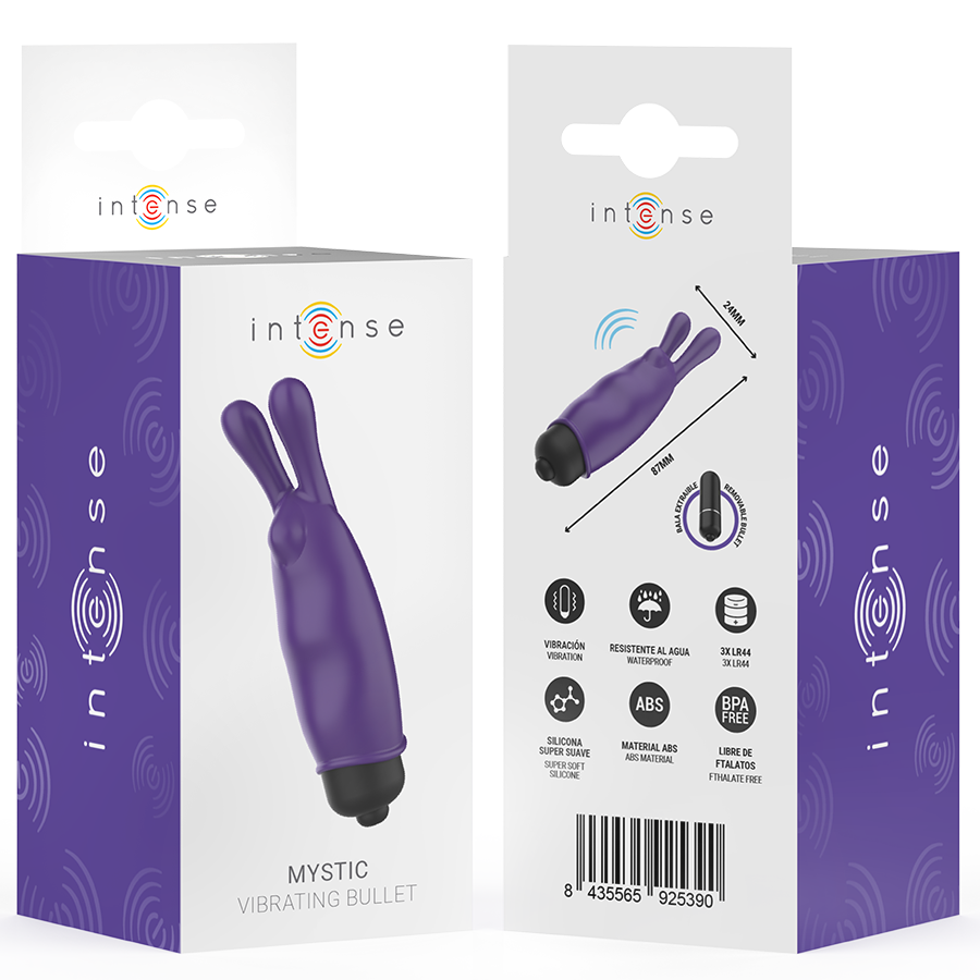 INTENSE - MYSTIC PURPLE VIBRATING BULLET 8.7 X 2.4 CM