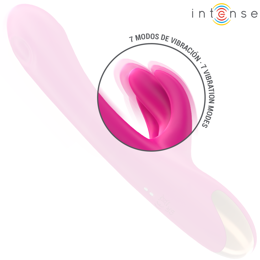 INTENSE - BRITNEY MULTIFUNKSJONSKANINVIBRATOR 23 CM ROSA