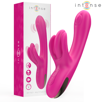 INTENSE - BRITNEY MULTIFUNKSJONSKANINVIBRATOR 23 CM ROSA