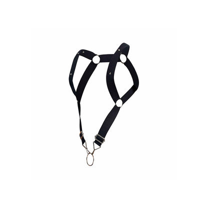 MOB - DNGEON HARNESS WITH STRAIGHT BACK BLACK ONE SIZE
