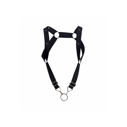 MOB - DNGEON HARNESS WITH STRAIGHT BACK BLACK ONE SIZE