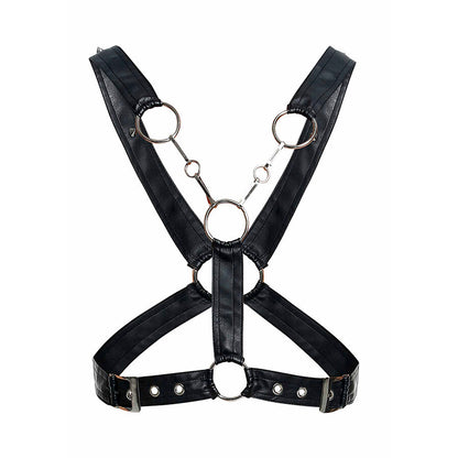 MOB - DNGEON CROSSED BLACK CHAIN HARNESS ONE SIZE
