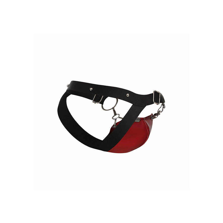 MOB - DNGEON SNAP JOCKSTRAP RØD ONE SIZE