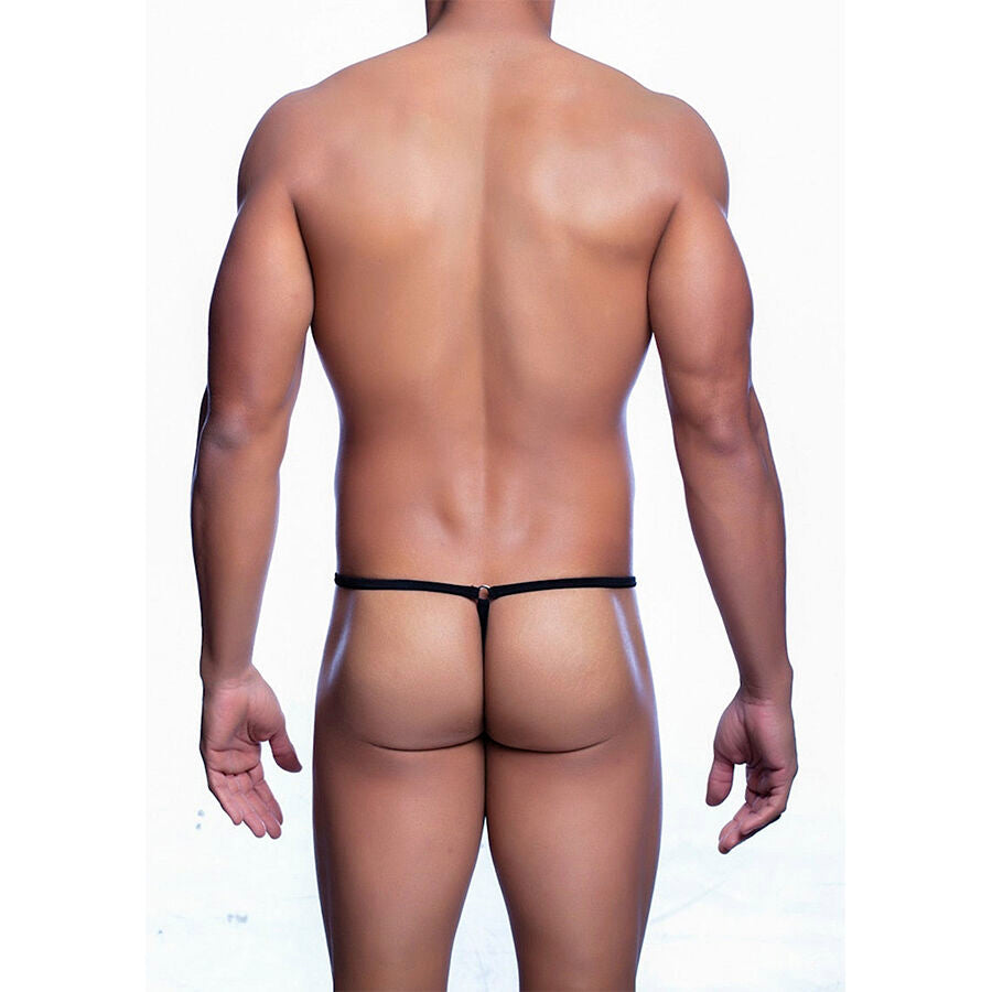 MOB - BLACK TEAR-SHAPED THONG SIZE S/M