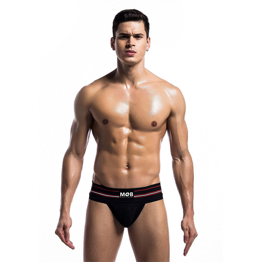MOB - CLASSIC BLACK THONG SIZE S