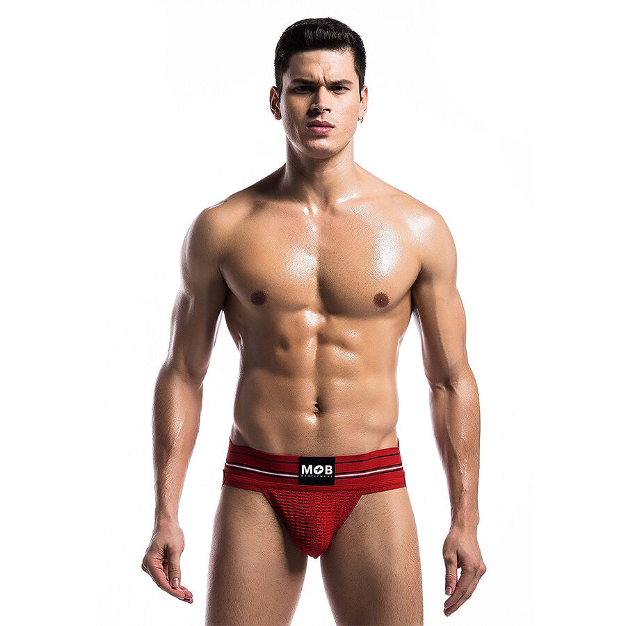MOB - CLASSIC RED THONG SIZE S