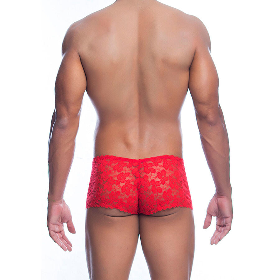 MOB - RED LACE BOXER SIZE L/XL