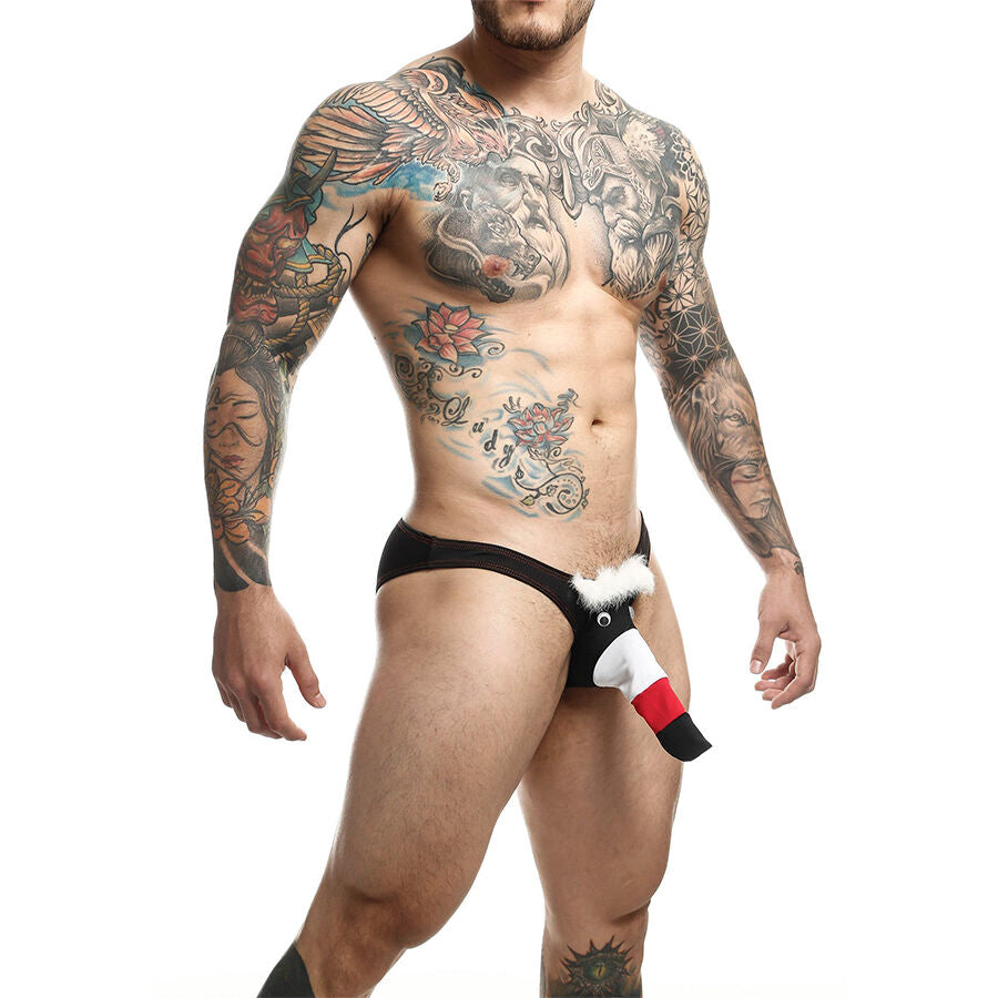 MOB - BLACK TOUCAN SWIMSUIT SIZE S