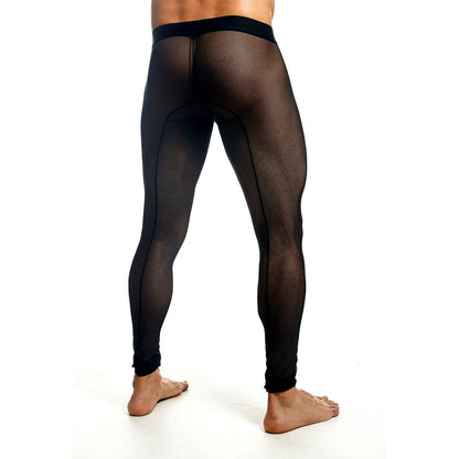 MOB - BLACK TRANSPARENT TIGHTS SIZE L