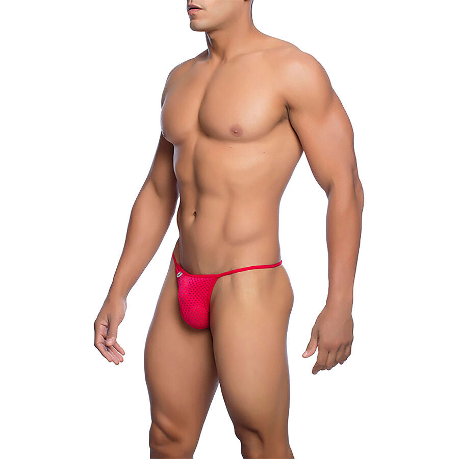 MOB - RED MICROFIBER V-STRING SIZE L/XL