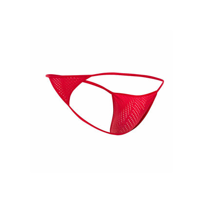 MOB - RED MICROFIBER V-STRING SIZE S/M