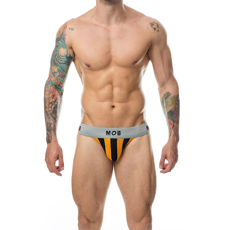MOB - CLASSIC JOCK STRIPE ORANGE SIZE S