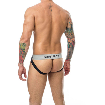 MOB - CLASSIC STRIPE WHITE JOCK SIZE XXL