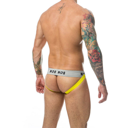 MOB - CLASSIC JOCK STRIPE YELLOW SIZE S