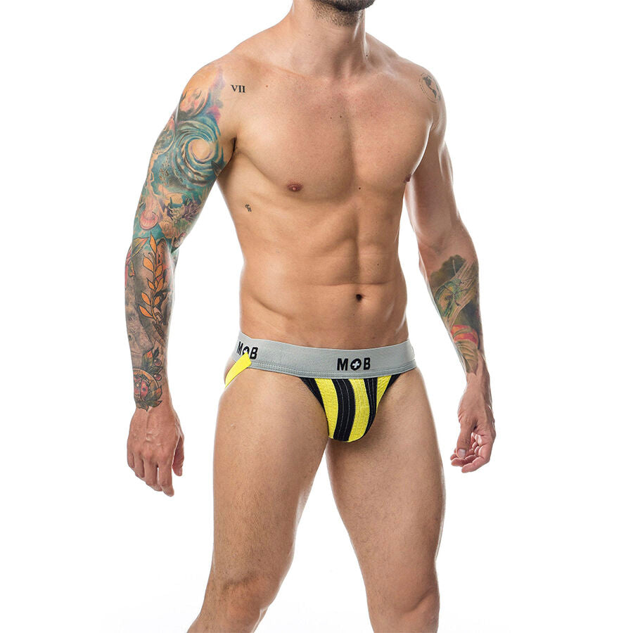 MOB - CLASSIC JOCK STRIPE YELLOW SIZE S