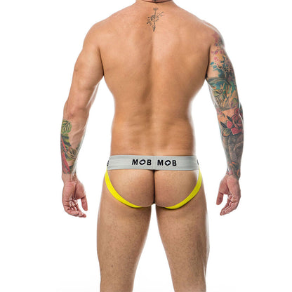 MOB - CLASSIC STRIPE JOCK YELLOW SIZE XL