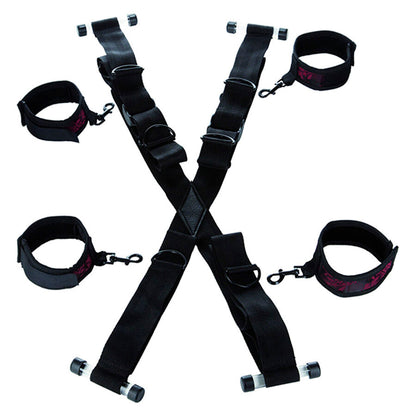 CALEXOTICS - SCANDAL CROSS-SHAPED DOOR HANDCUFFS
