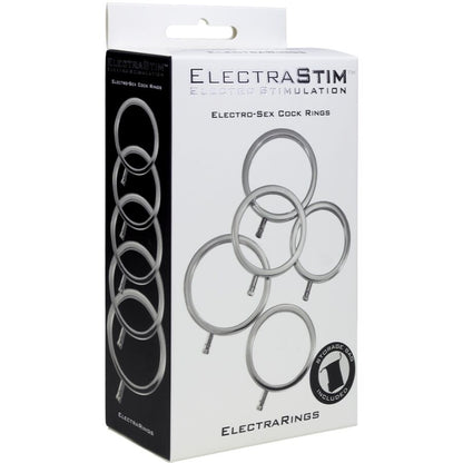 ELECTRASTIM - ELECTRARINGS METALLPENISRINGER PAKKE MED 5