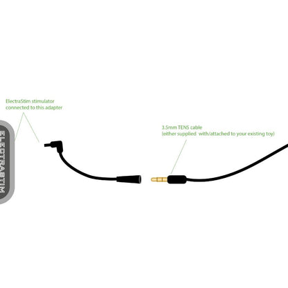 ELECTRASTIM - STANDARDADAPTER TIL STIKKONTAKT 3,5 MM