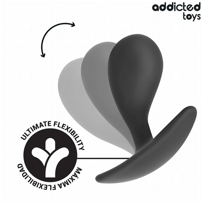 AVHENGIGHETSLEKE - SETT MED 3 ANALPLUGG SILIKON MODELL 3