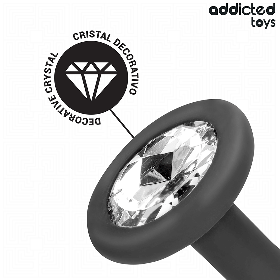 AVHENGIGHETSLEKE - SETT MED 3 ANALPLUGG I SILIKON MED SMURK