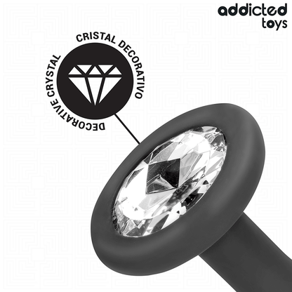 AVHENGIGHETSLEKE - SETT MED 3 ANALPLUGG I SILIKON MED SMURK