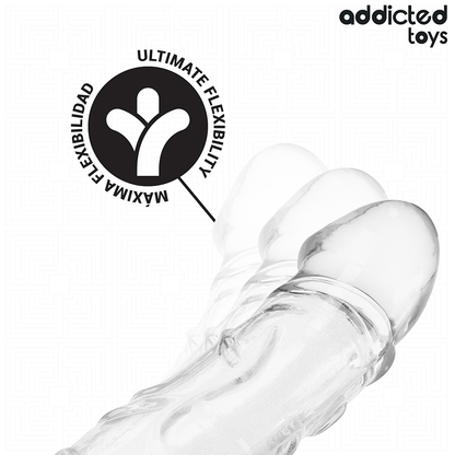 ADDICTED TOYS - TRANSPARENT PENIS EXTENSON 27 CM