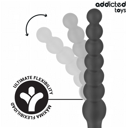 ADDICTED TOYS - DOUBLE ANAL MASSAGER SILICONE 24 CM
