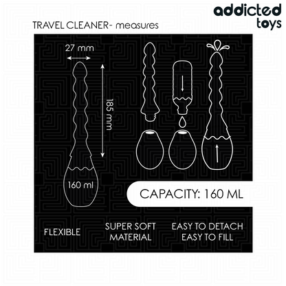 ADDICTED TOYS - TRAVEL CLEANER SILICONE MODEL 2