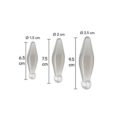 TOYJOY - ANALLEKK 3-DELERS TRANSPARENT FINGERRIMMER