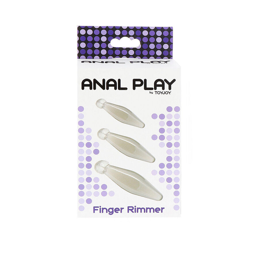 TOYJOY - ANALLEKK 3-DELERS TRANSPARENT FINGERRIMMER