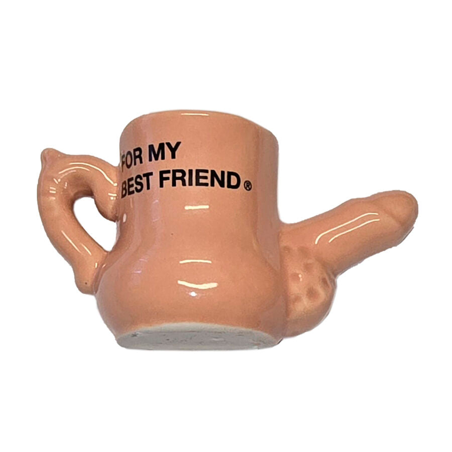 DIABLO PICANTE – CERAMIC MUG MAGNET WITH RAISED PENIS “FOR MY BEST FRIEND”