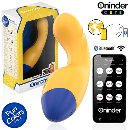 ONINDER CUTE - LOVE BUDDY MASTER G-PUNKTVIBRATOR - GRATIS VERDENSOMSPENNENDE APP