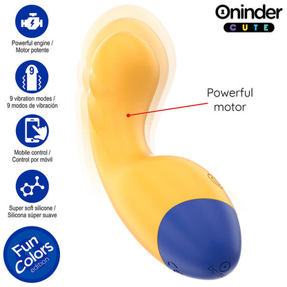 ONINDER CUTE - LOVE BUDDY MASTER G-PUNKTVIBRATOR - GRATIS VERDENSOMSPENNENDE APP