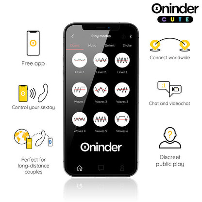 ONINDER CUTE - LOVE BUDDY MASTER G-PUNKTVIBRATOR - GRATIS VERDENSOMSPENNENDE APP