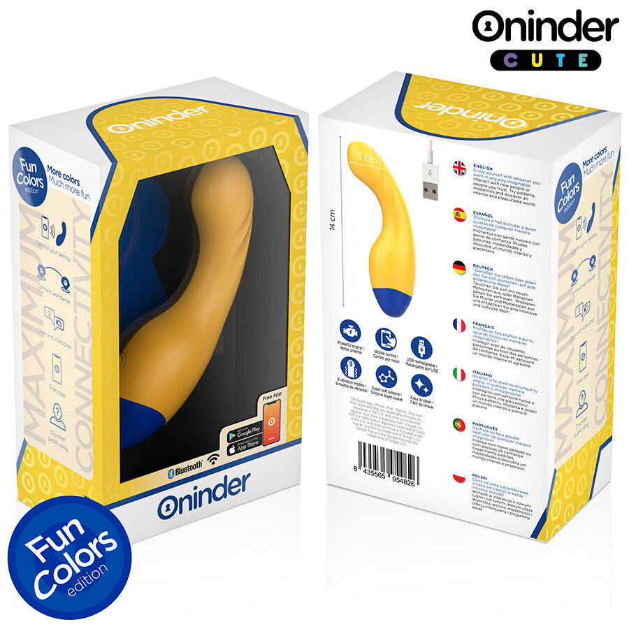 ONINDER CUTE - LOVE BUDDY MASTER G-PUNKTVIBRATOR - GRATIS VERDENSOMSPENNENDE APP