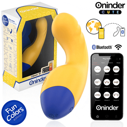 ONINDER CUTE - LOVE BUDDY MASTER G-PUNKTVIBRATOR - GRATIS VERDENSOMSPENNENDE APP