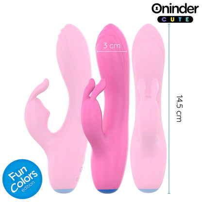 ONINDER CUTE - LOVE BUNNY VIBRATOR G-SPOT KLITORIS - GRATIS VERDENSOMSPENNENDE APP